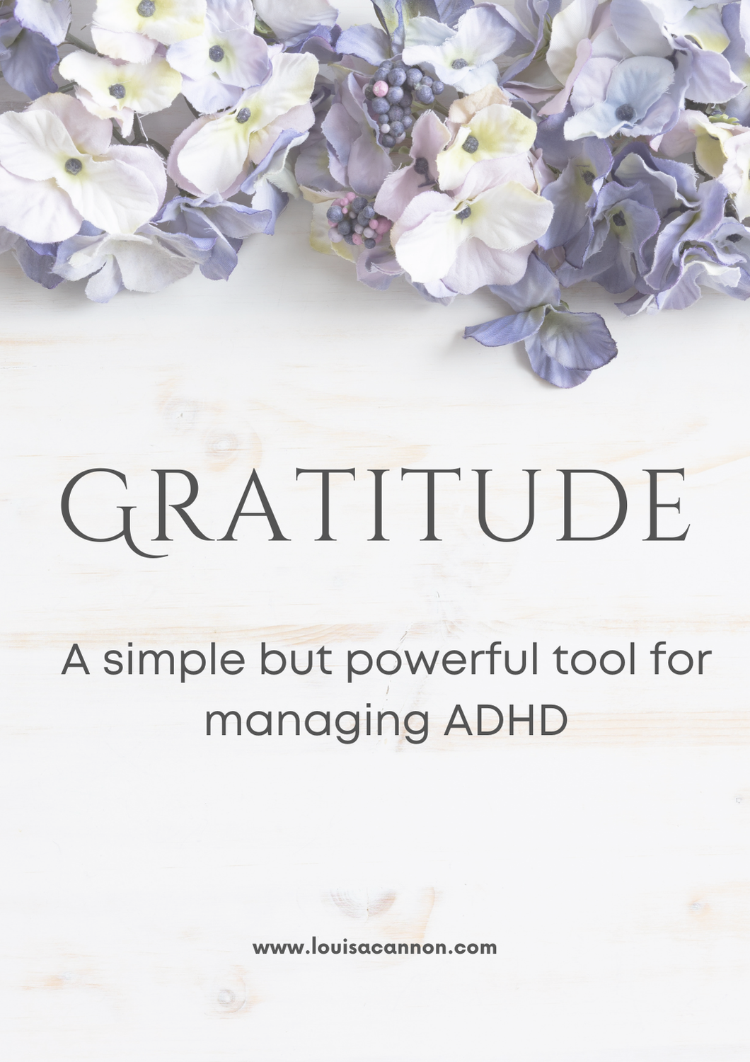Gratitude a tool for managing ADHD