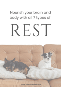 Nourish your brain and body with all 7 types of rest